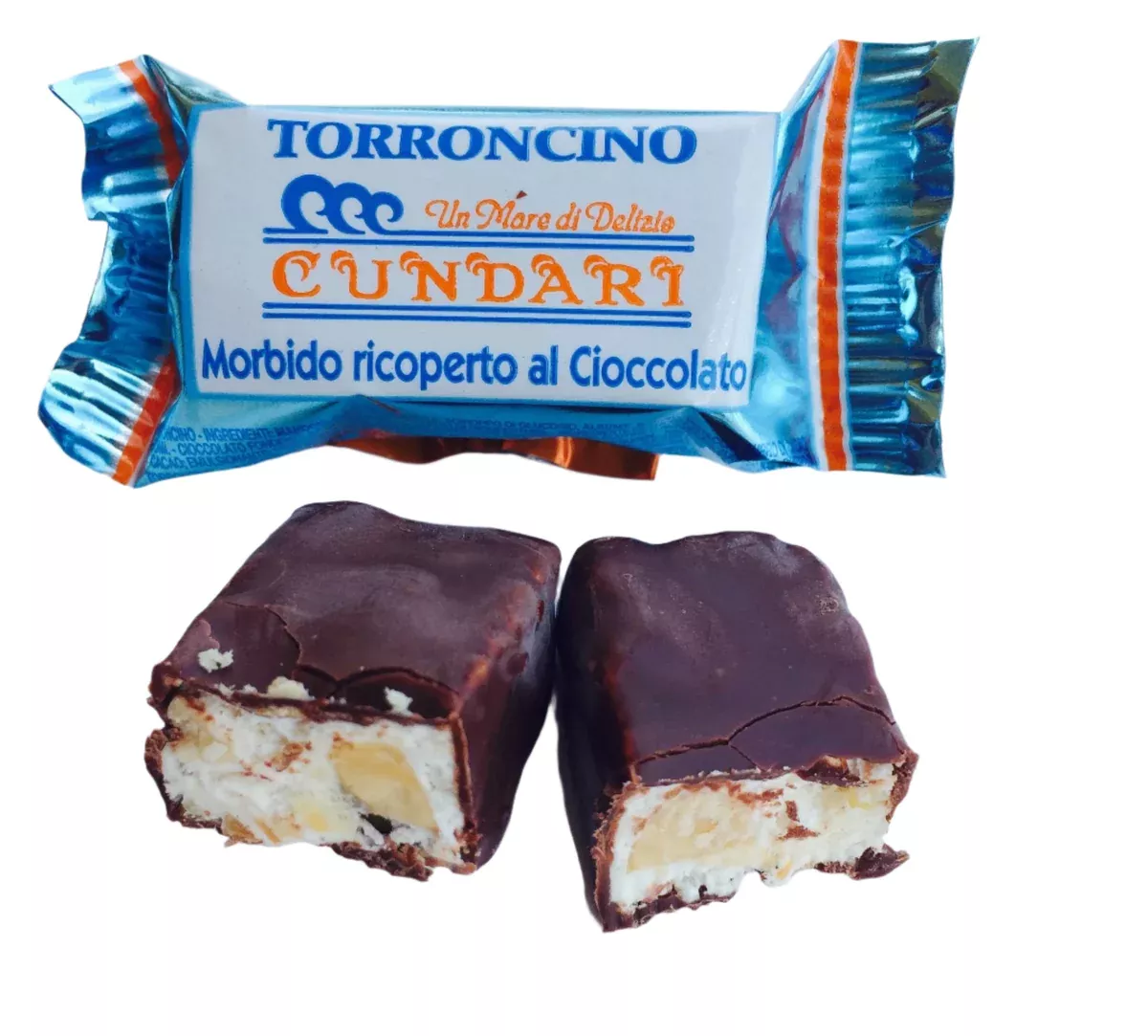 Cundari Soft Nougat Covered With Chocolate, 250g - 8.8 oz