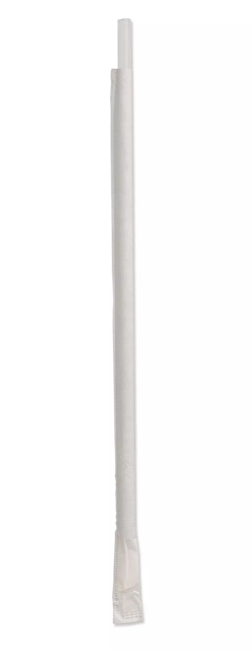 D & W Fine Pack 10.25" Tall Giant Translucent Pp Straw Wrapped - 1200 Per Case