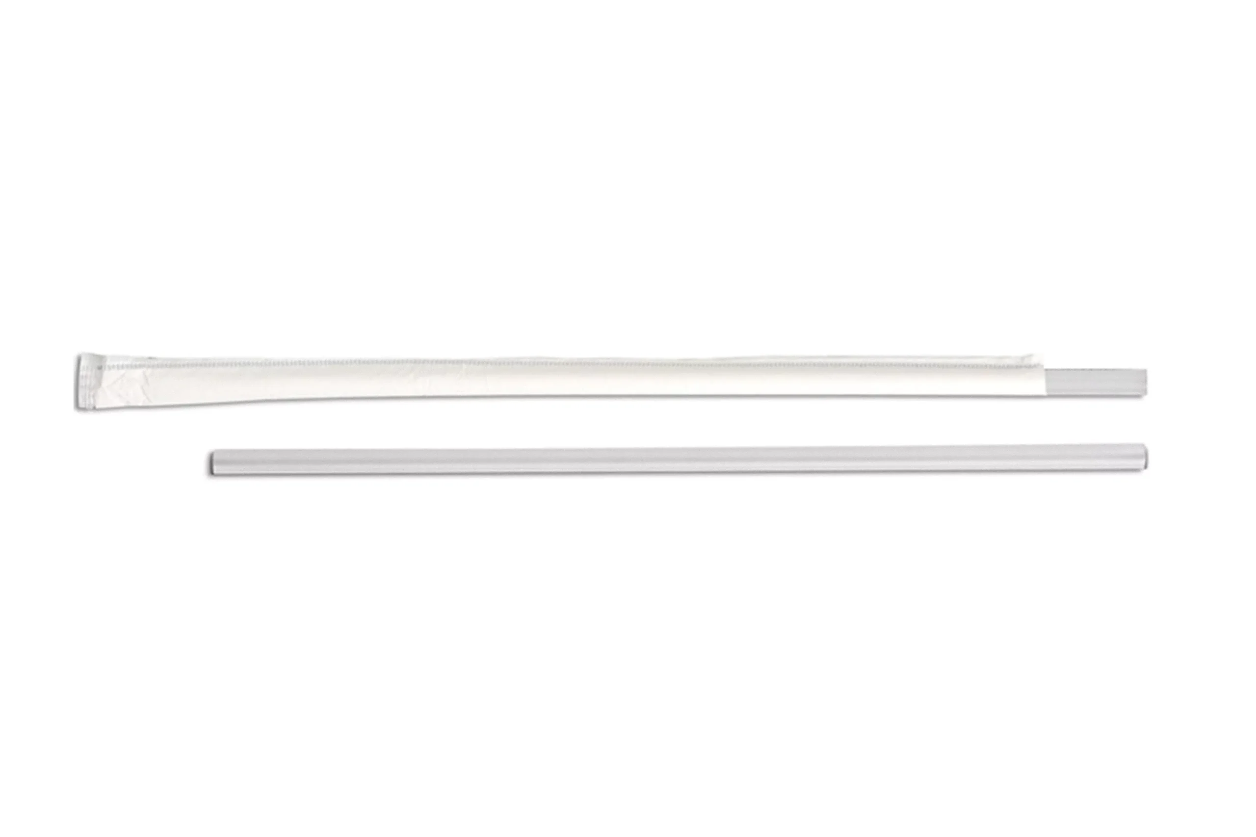 D & W Fine Pack 10.25" Tall Jumbo Translucent Pp Straw Wrapped - 2000 Per Case