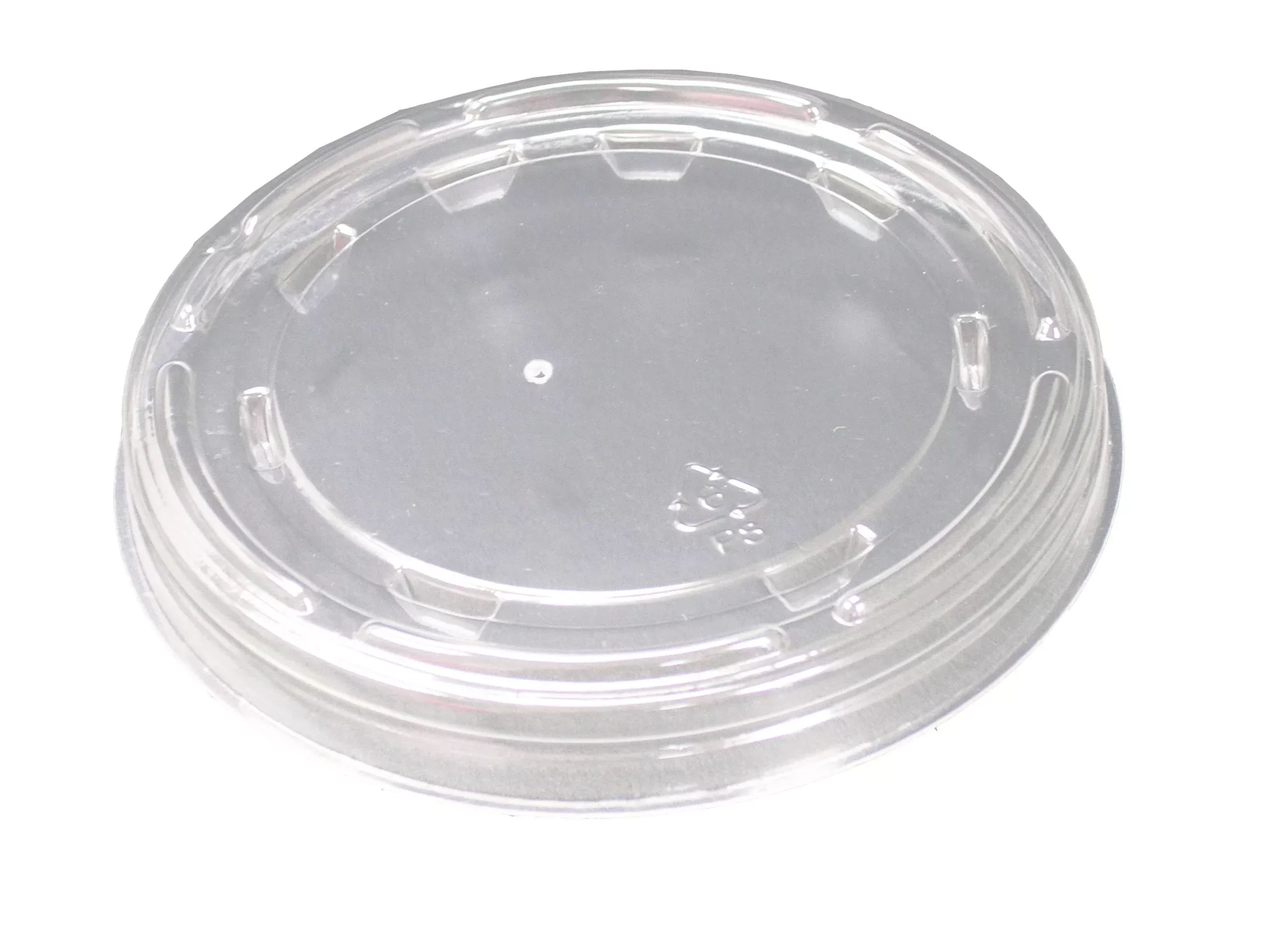 D & W Fine Pack 4.7" Round Ps Flat Lid for Medium All Purpose Bowl Vented - 1000 Per Case