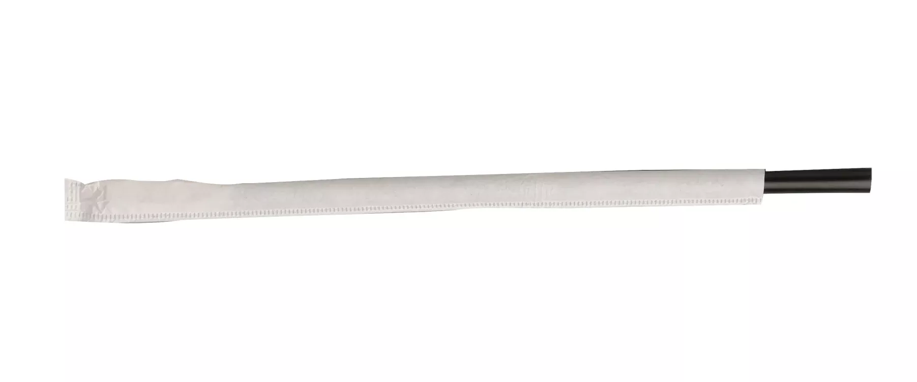 D & W Fine Pack 7.75" Giant Ebony Pp Straw Wrapped - 7200 Per Case