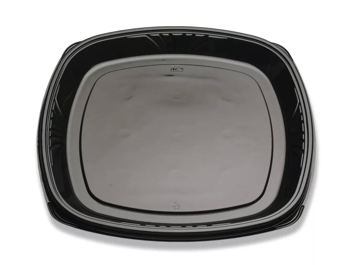 D & W Fine Pack In Forum Nc Tray Black Pearl 50 Each - 1 Per Case
