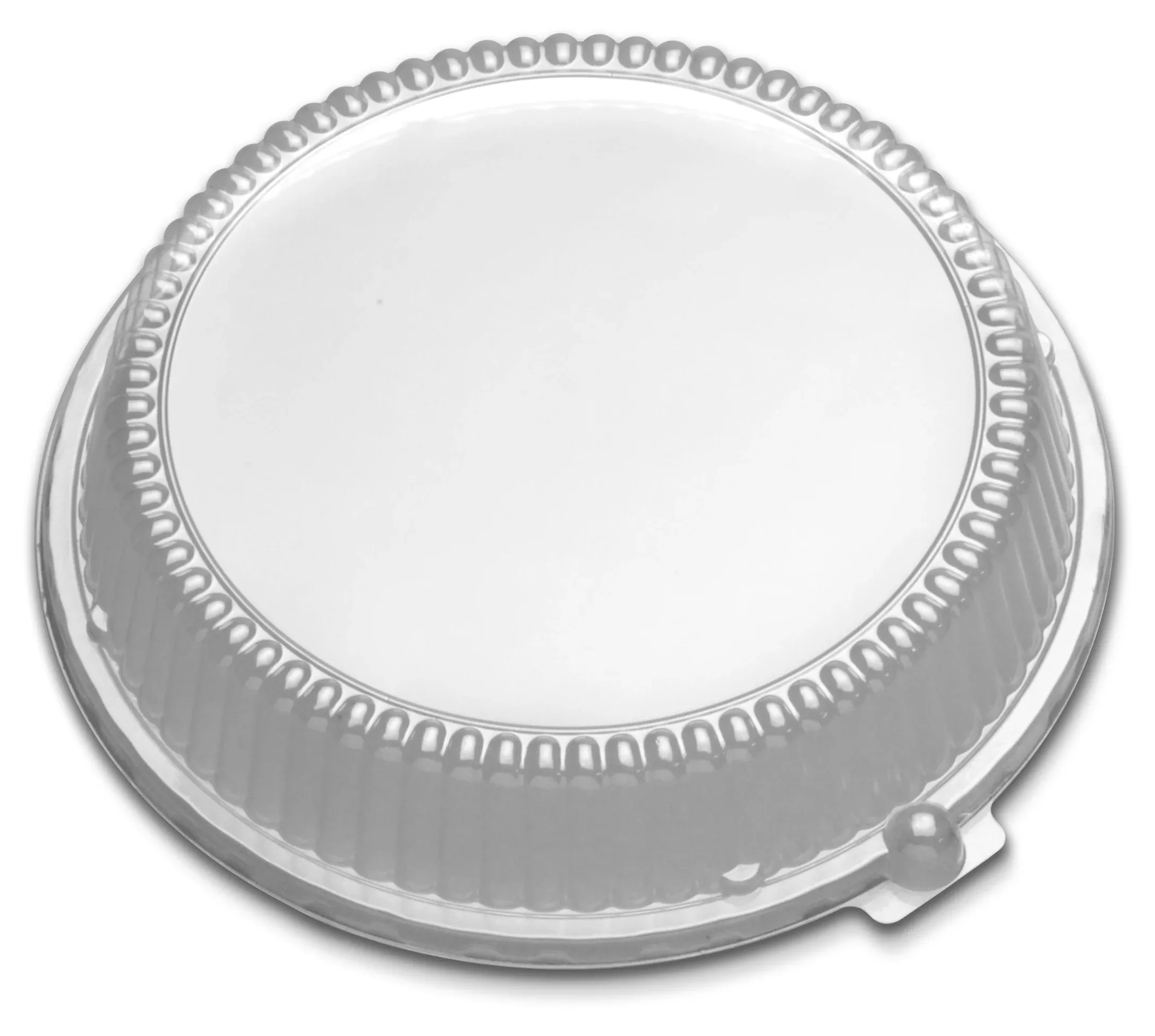 D & W Fine Pack Plate High Dome Lid 50 Each - 200 Per Case