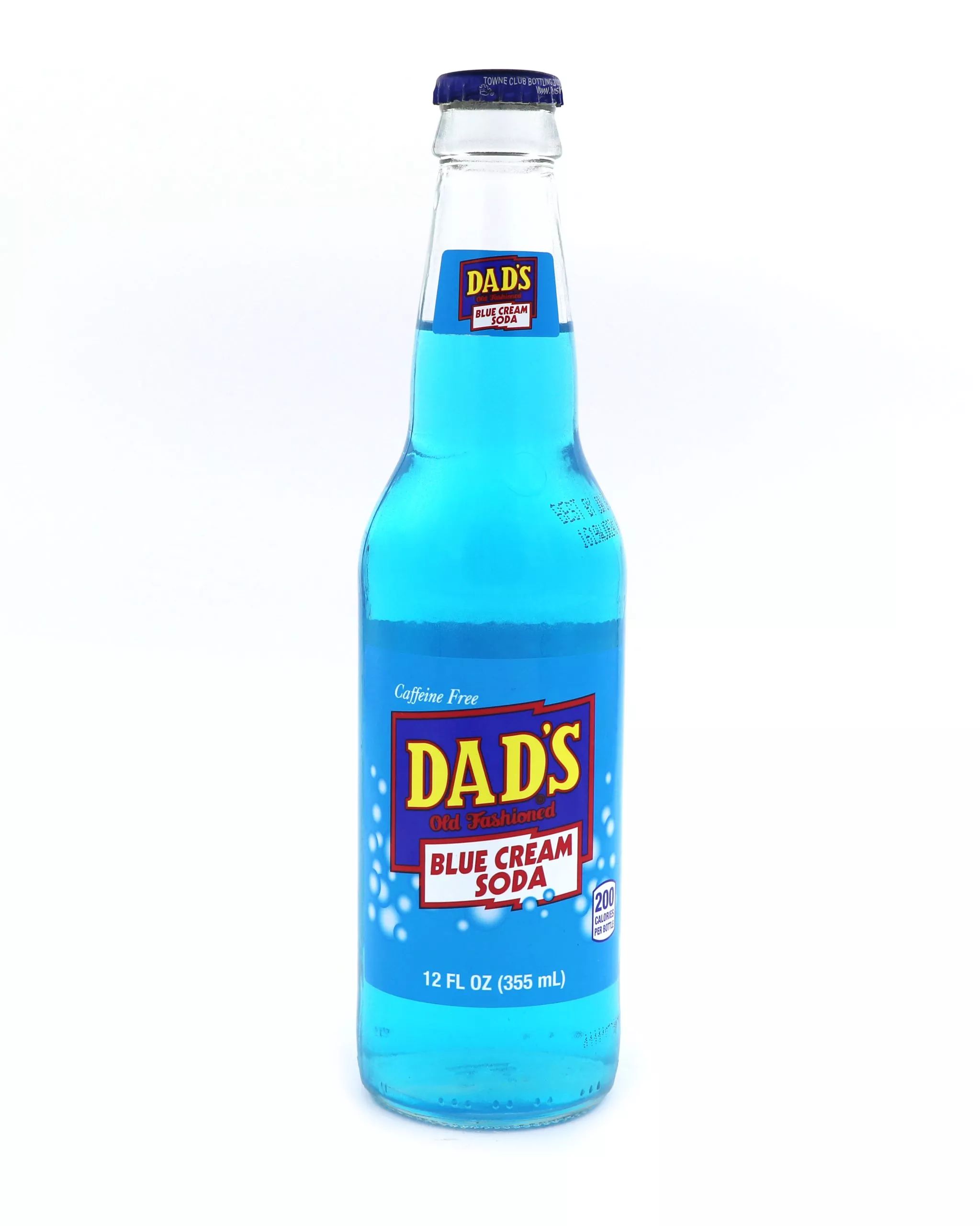 Dad's Blue Cream Soda, 12oz Glass Bottle Soda - 1 Bottle