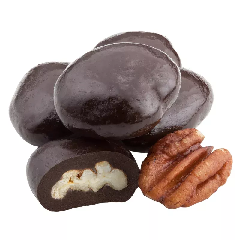 Dark Chocolate Amaretto Pecans -Bulk Bag