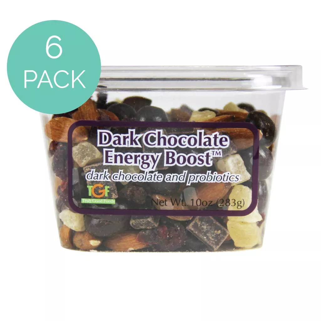 Dark Chocolate Energy Boost™ ReCharge – 6 Pack, 10oz cubes