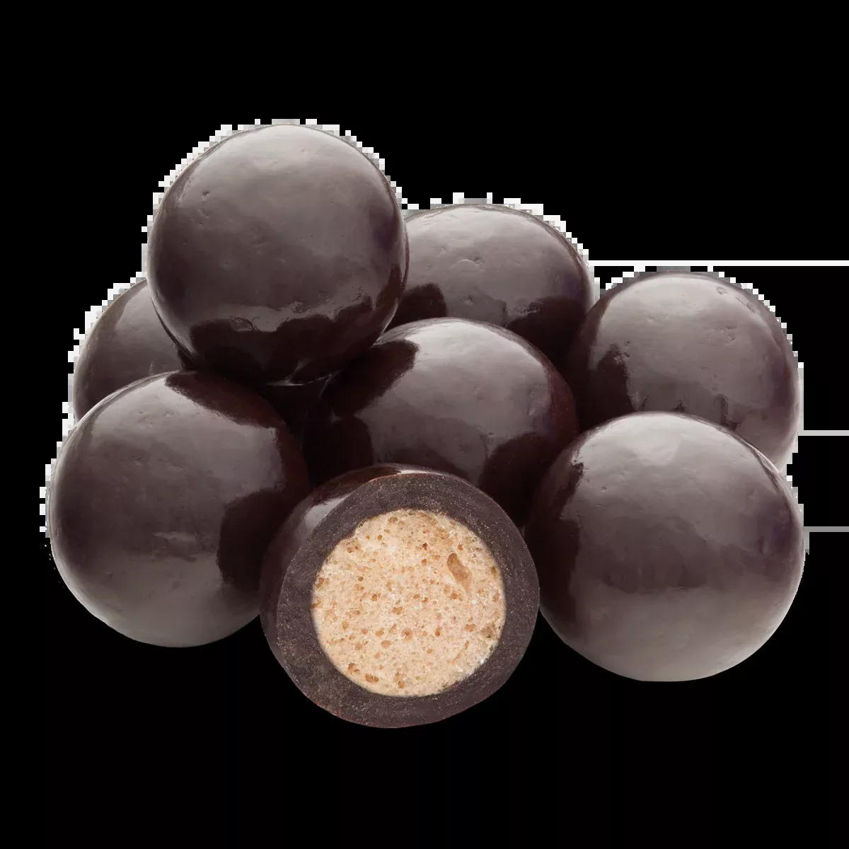 DARK CHOCOLATE SKINNY DIPPER MALT BALLS BULK