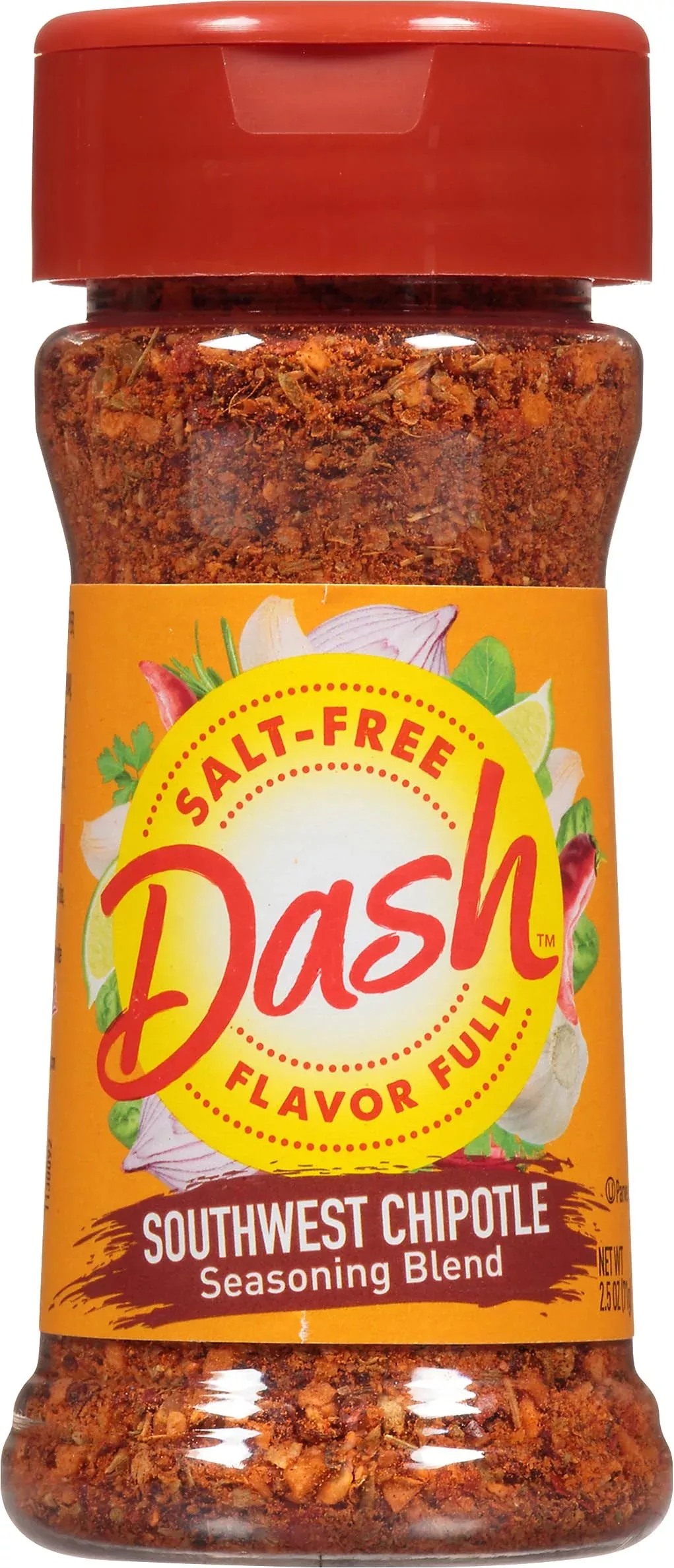 Dash Salt-Free Seasoning Blend, Southwest Chipotle, 2.5 Ounce