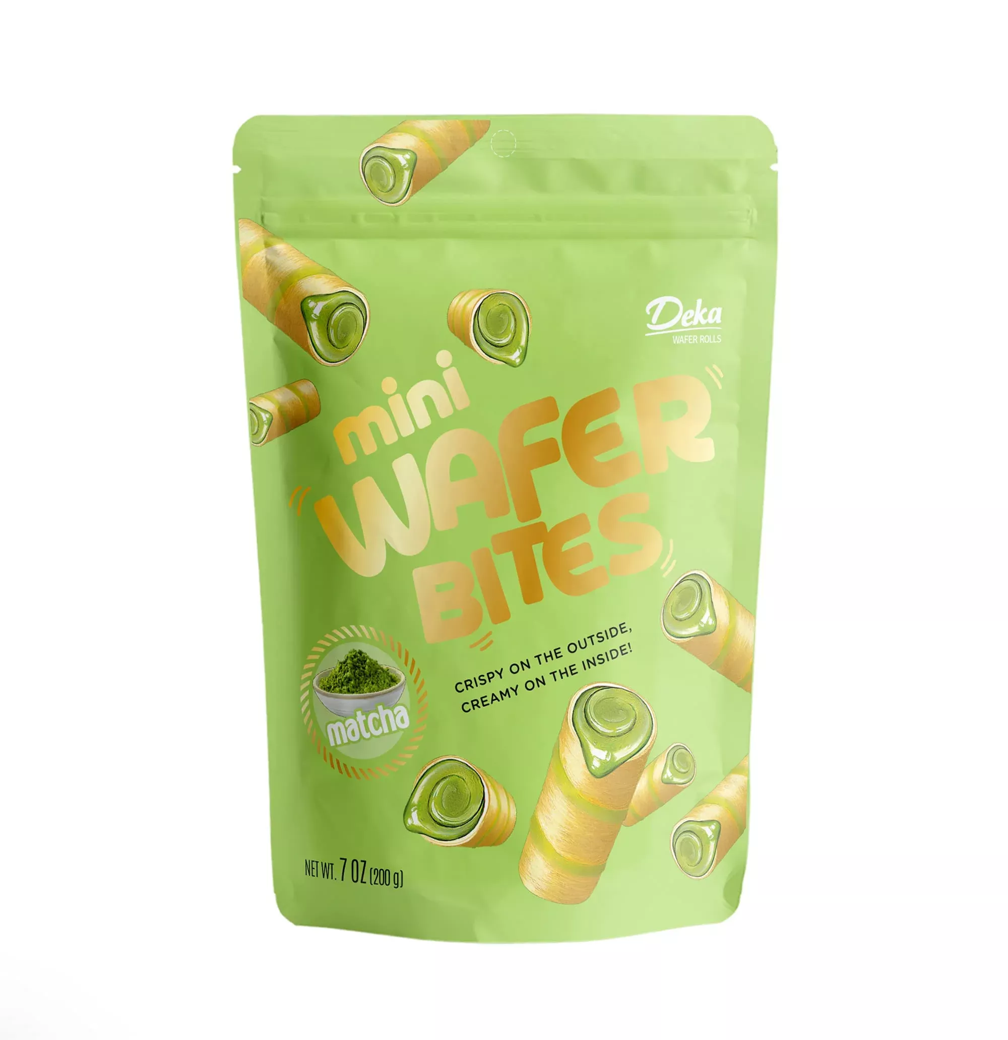 Deka Mini Wafer Bites (Matcha, Pack Of 1)