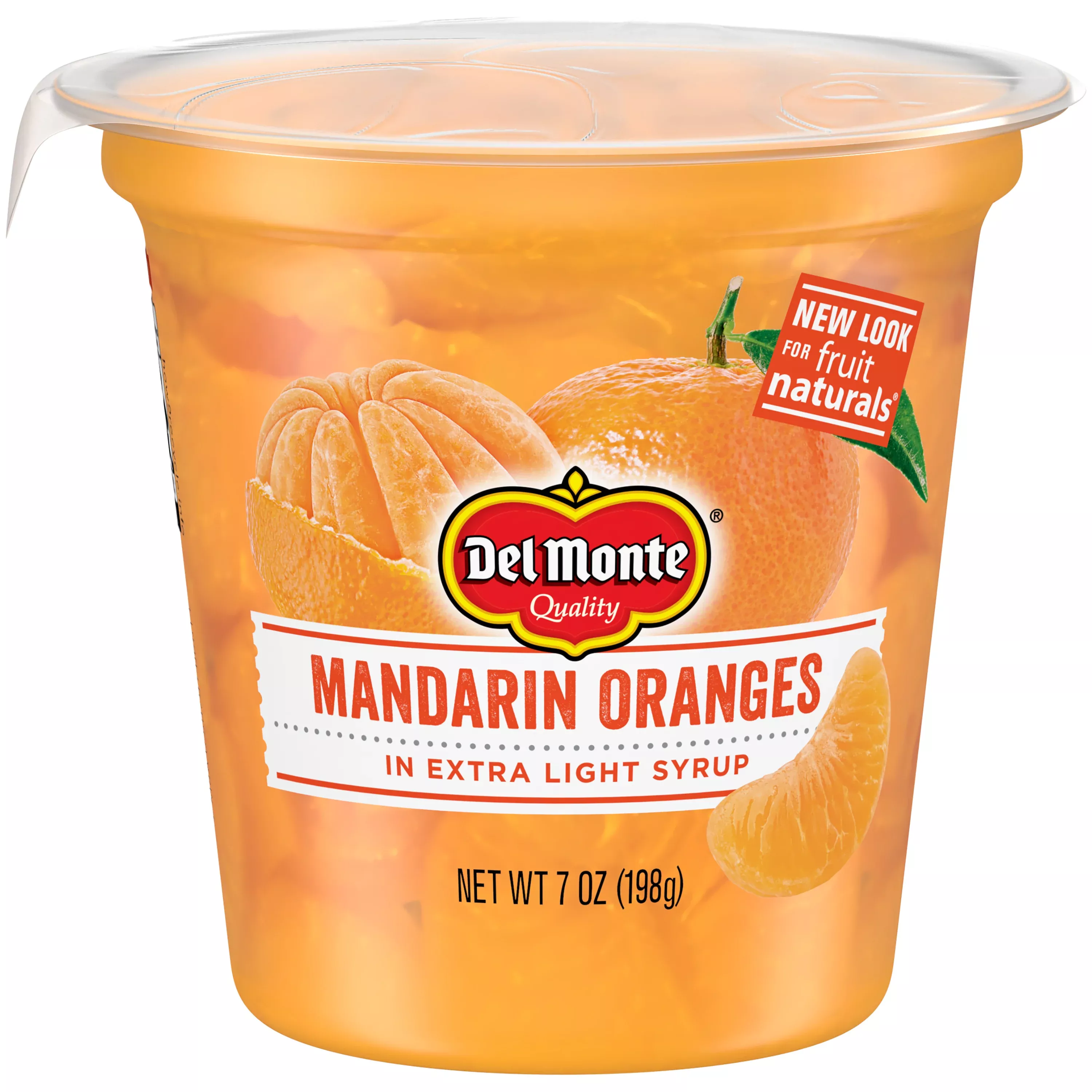 Del Monte Refrigerated Del Monte Mandarin Oranges in Extra Lightsyrup Cup 7 Ounce Size - 12 Per Case