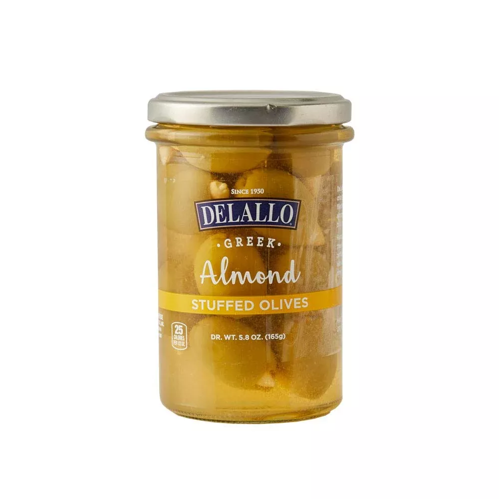 Delallo Almond Stuffed Olives (Pack Of 6)