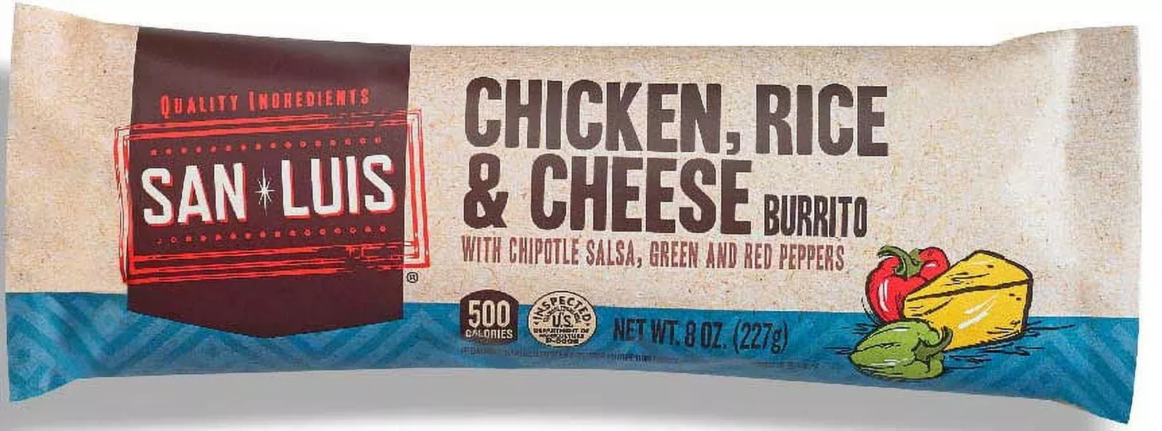 Deli Express Chicken Rice and Cheese Burrito, 8 Ounce (Pack of 10)