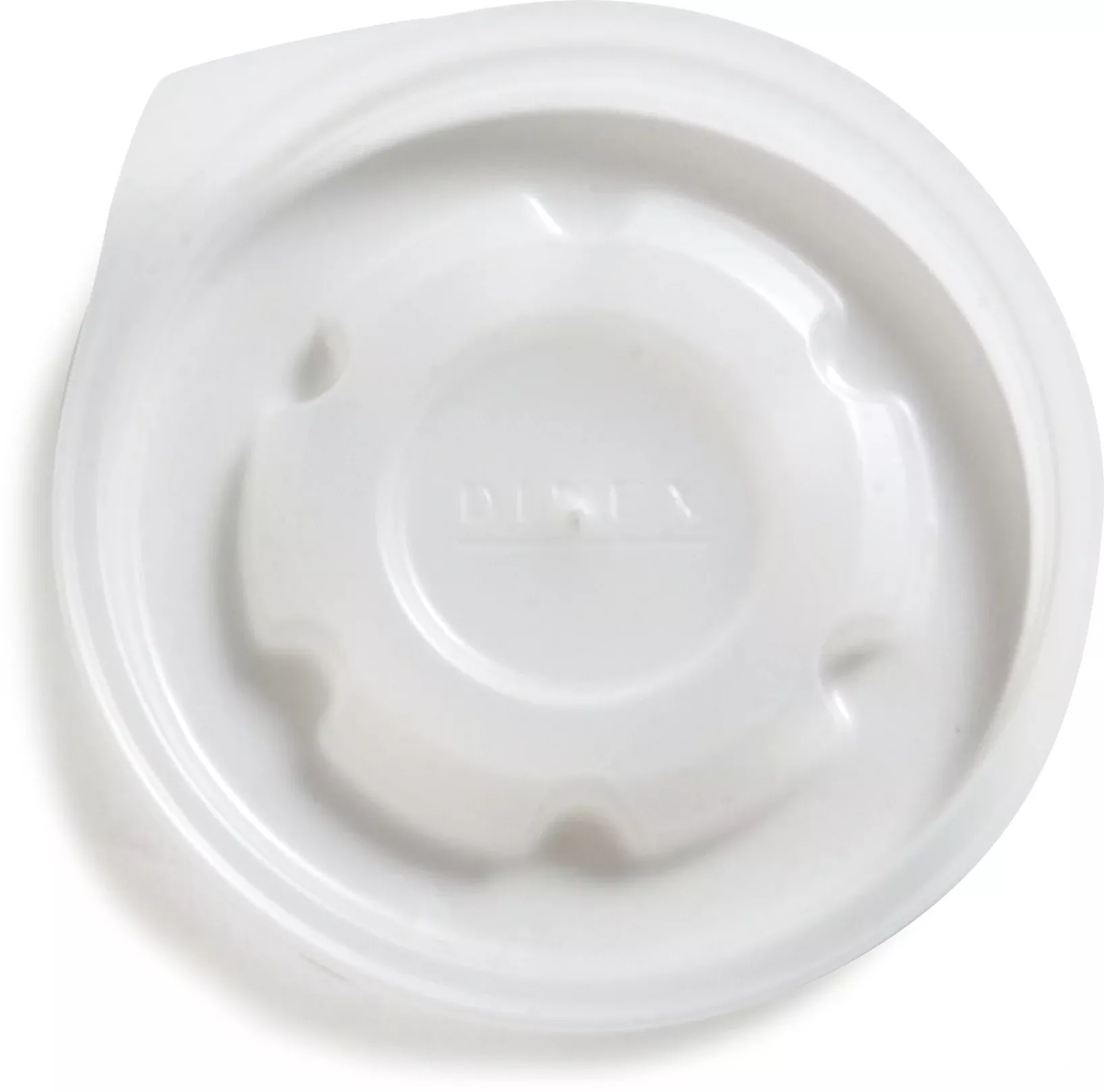Dinex Heritage Translucent Lid Fits Dx Bowl Translucent 3.5 in - 1000 Per Case