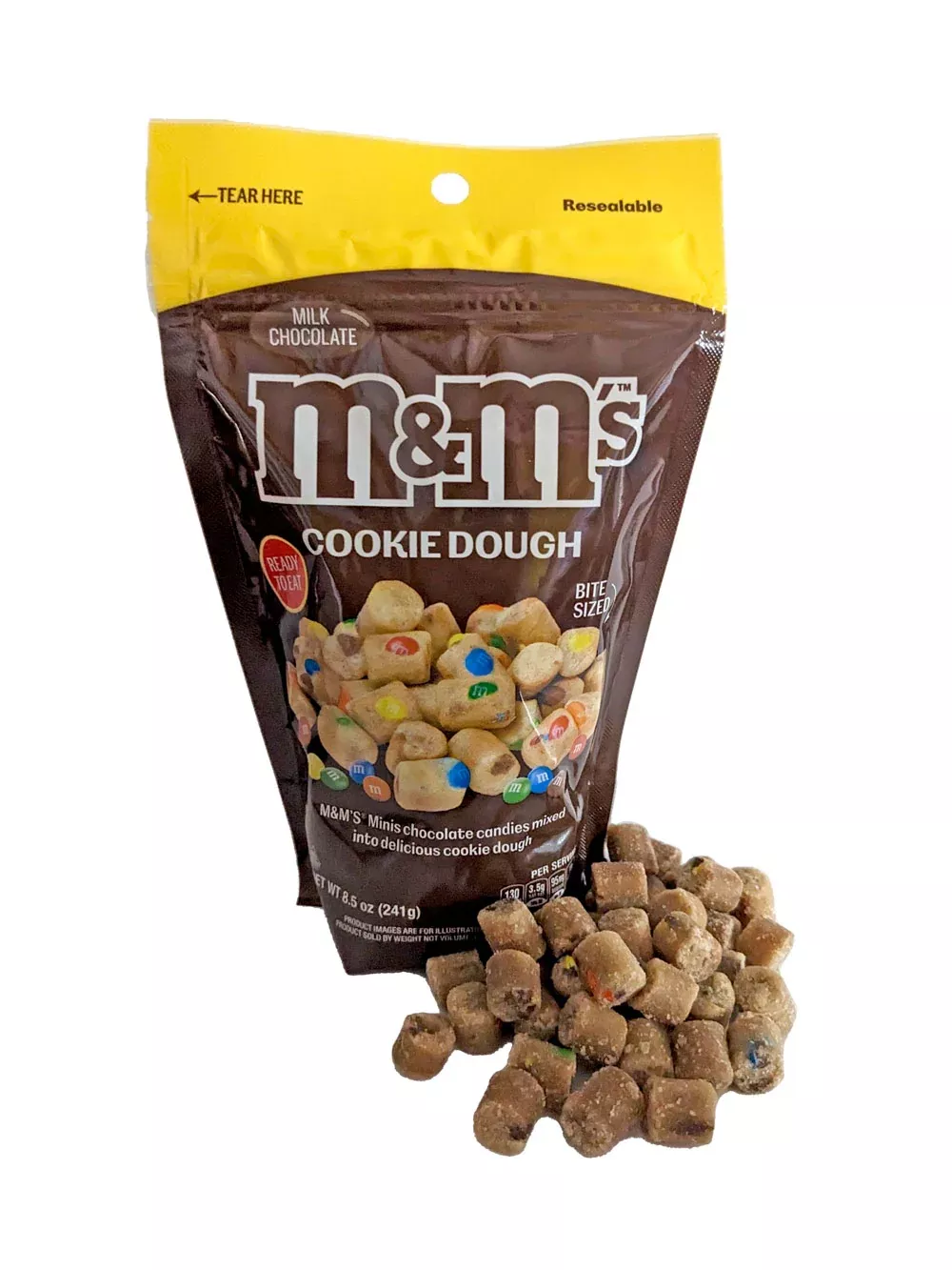 DISCONTINUED ITEM - Cookie Dough Bites 8.5oz Bag M&Ms