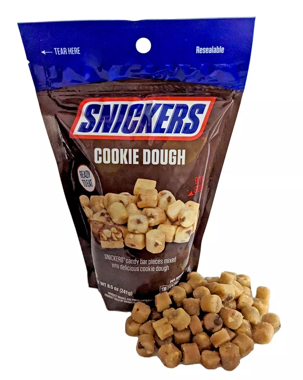 DISCONTINUED ITEM - Cookie Dough Bites 8.5oz Bag Snickers