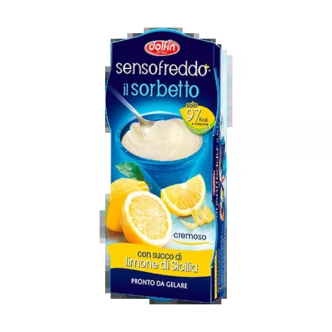 Dolfin Sensofreddo Sicilian Lemon Sorbet, 2 X 100 Ml
