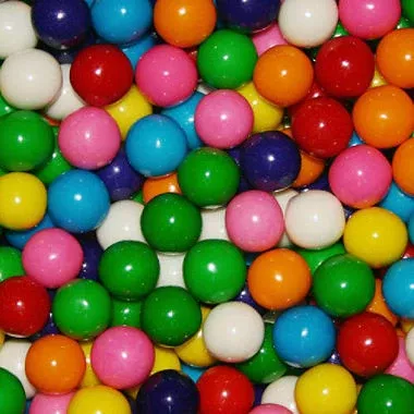 Double Bubble Assorted Gumballs 1/4" 8500 Count Bulk