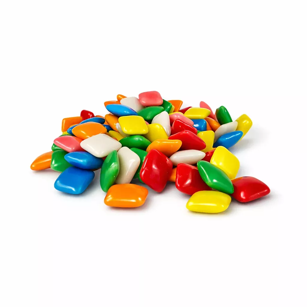 Double Bubble Mini Chiclets – Chewing Gum – Assorted Fruit Flavors – Bulk Value Bag – 1 lb