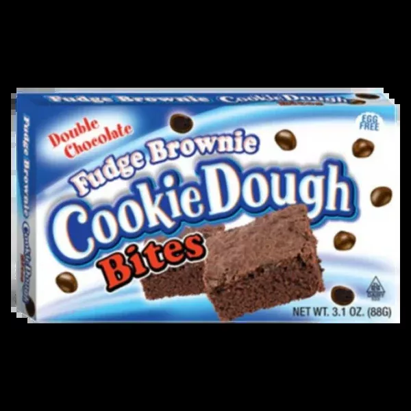 Double Chocolate Fudge Brownie Cookie Dough Bites - 3.1-oz. Theater Box