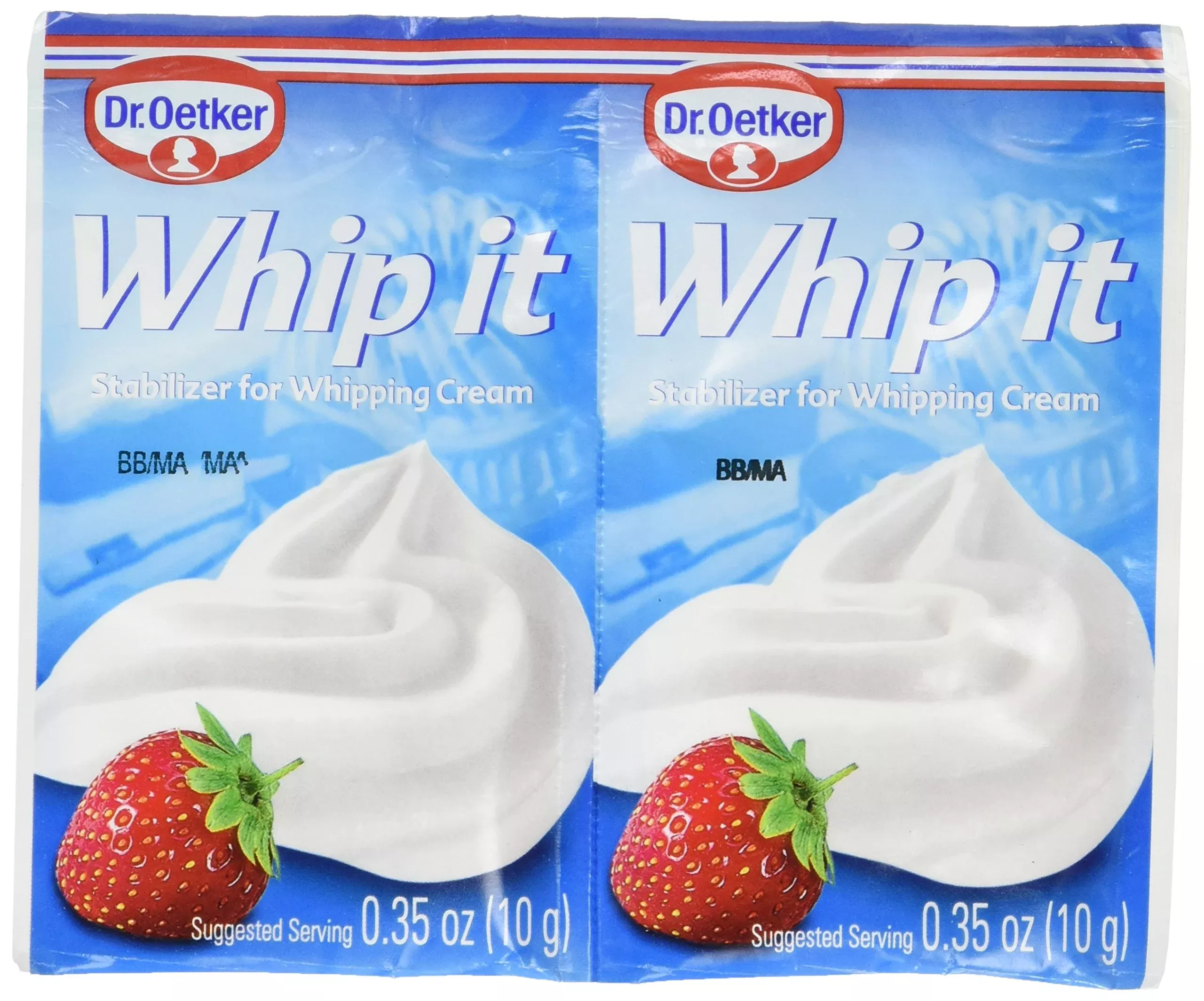 Dr. Oetker Whipped Cream Stabilizer, 0.35 Ounce (Pack Of 2)