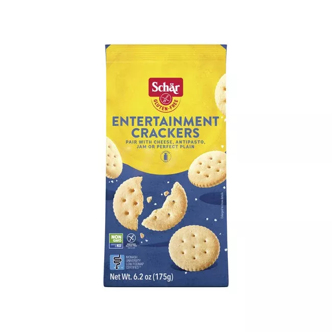 Dr. Schar Gluten Free Entertainment Cracker, 6.2 Ounce - 5 Per Case
