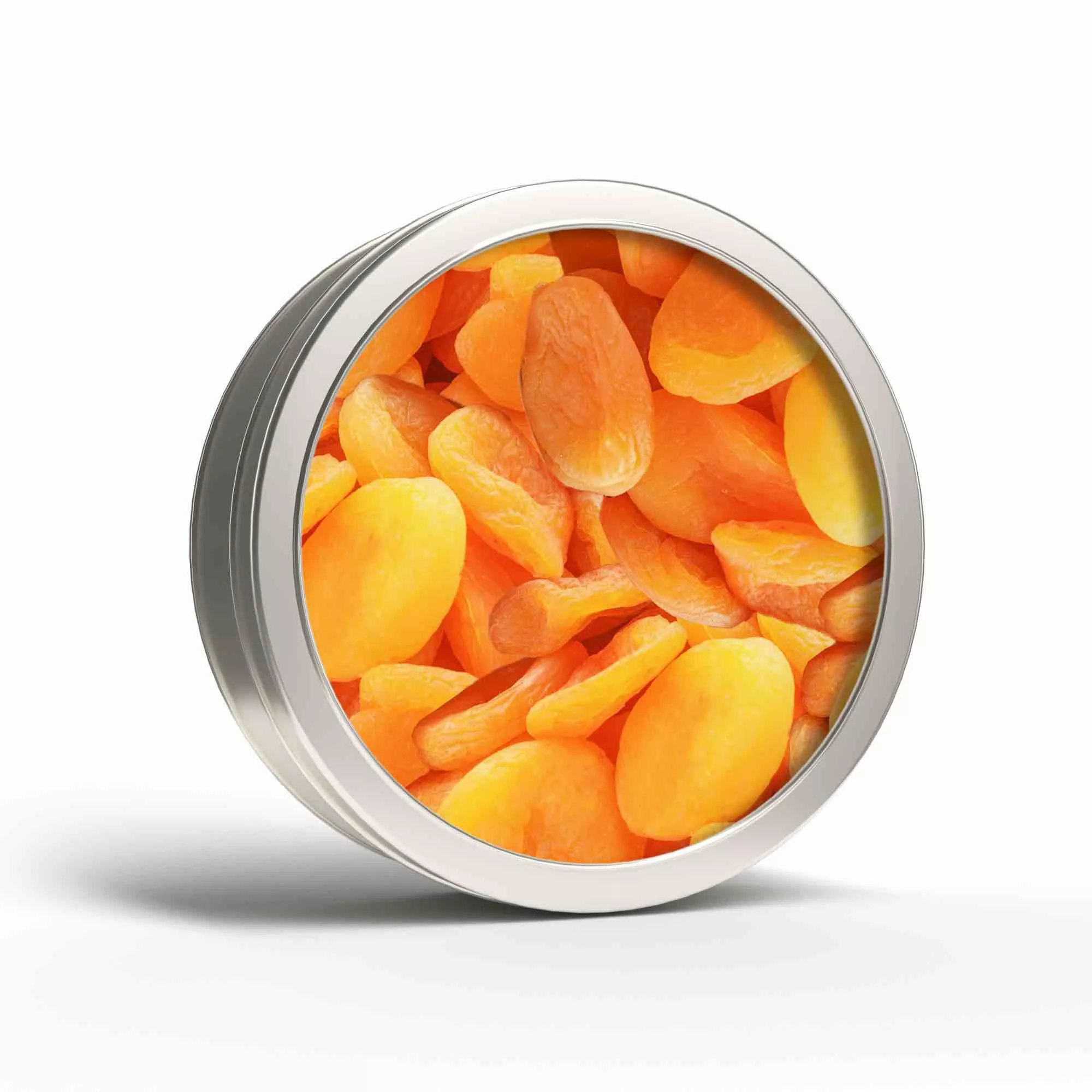 Dried Apricots Round Tin