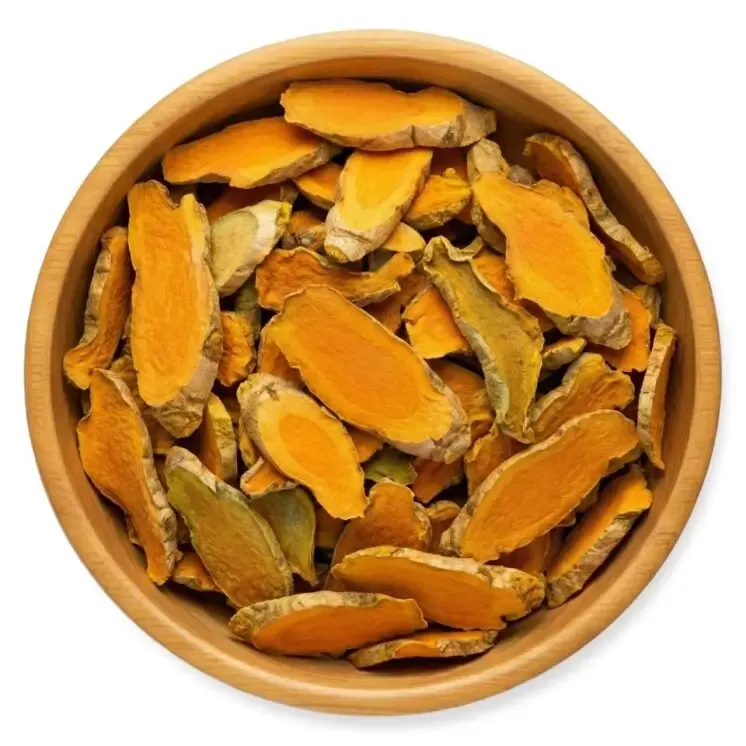 Dried Sliced Turmeric Root
