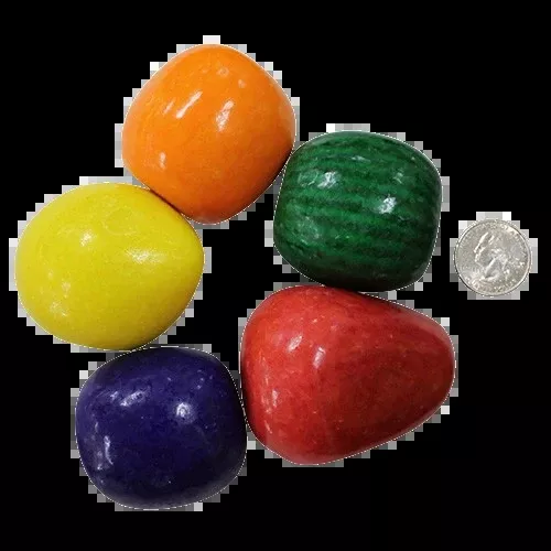 Dubble Bubble Mega Fruit Unfilled Gumballs 3 lb. Bulk Bag