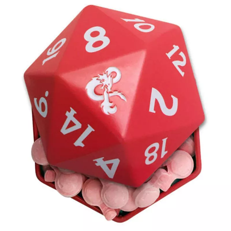 Dungeons and Dragons D20 +1 Cherry Potion Hard Candy - 1.2-oz. Tin