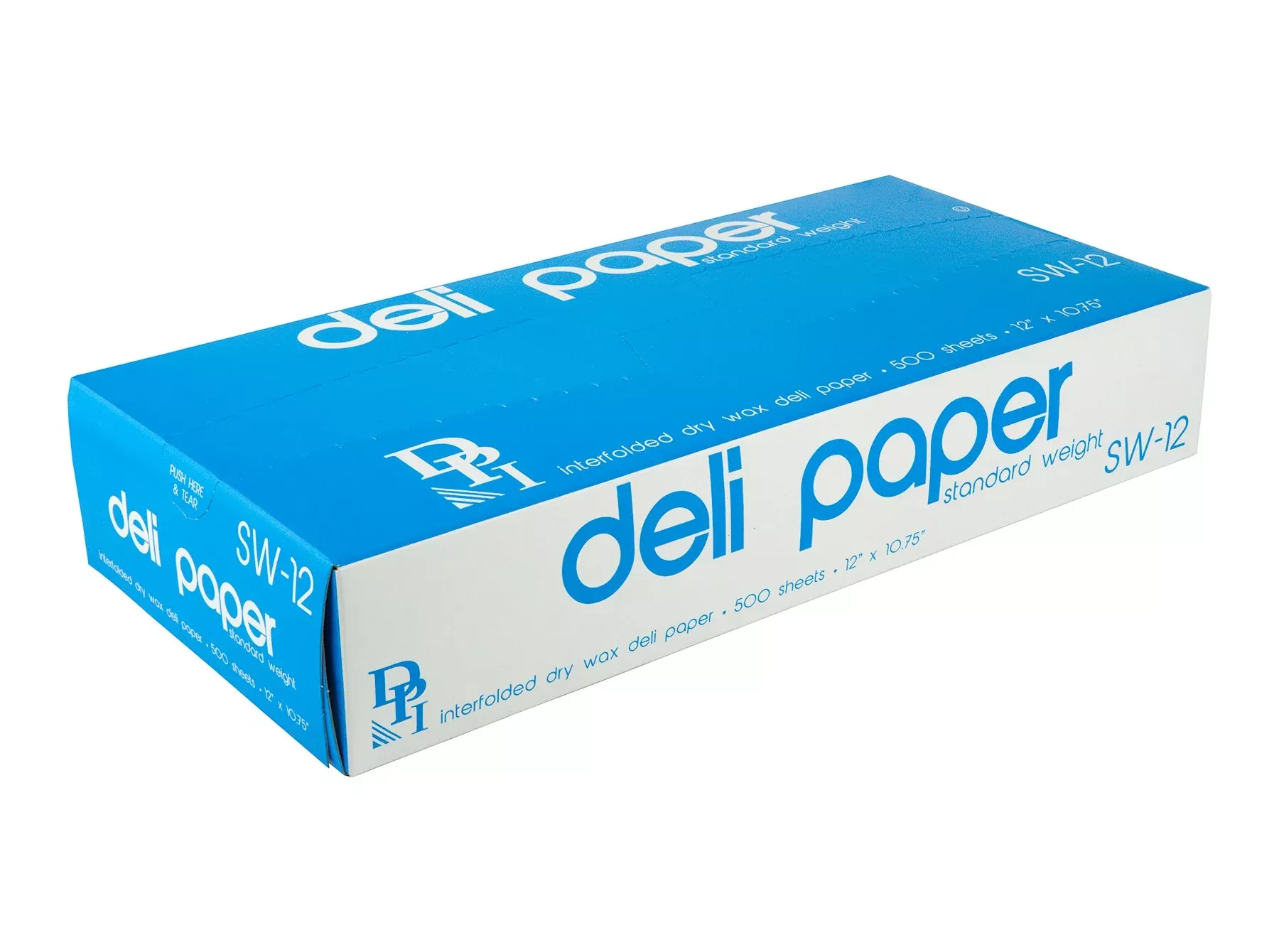 Durable Packaging Deli Sheets Standard Weight 12 Inch 12 - 500 Each - 12 Per Case