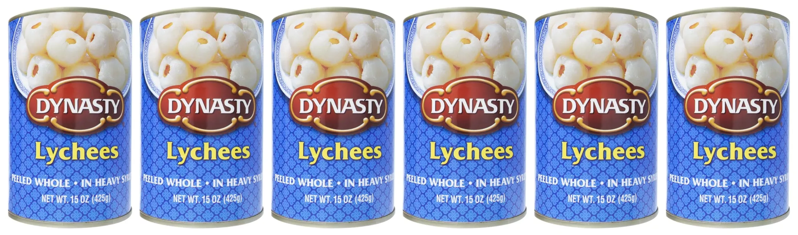 Dynasty Lychee With Syrup, 15 Ounce (Pack Of 6)