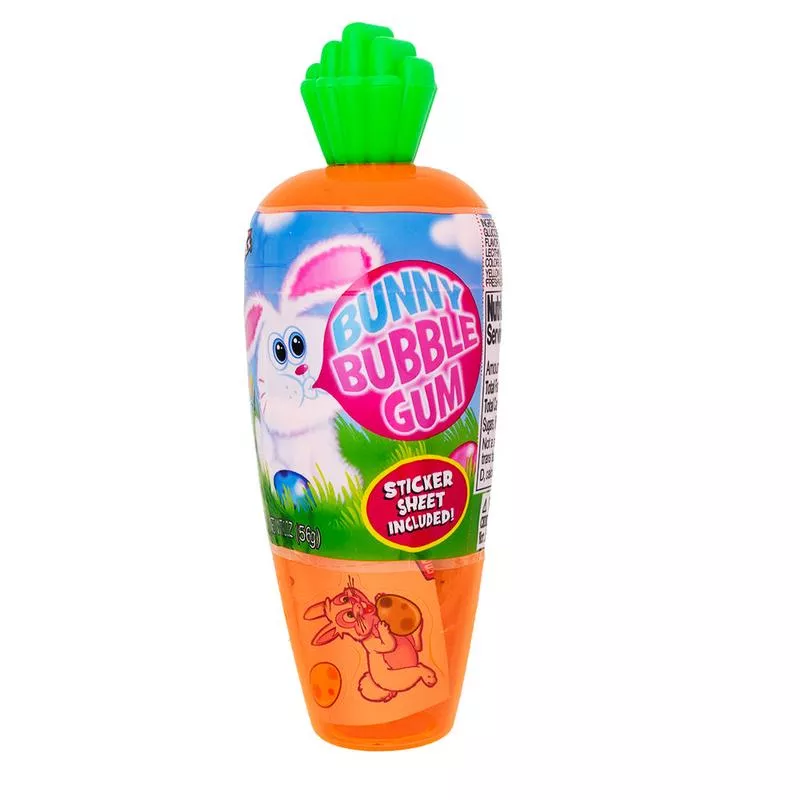 Easter Bunny Bubble Gum Carrot – 2oz