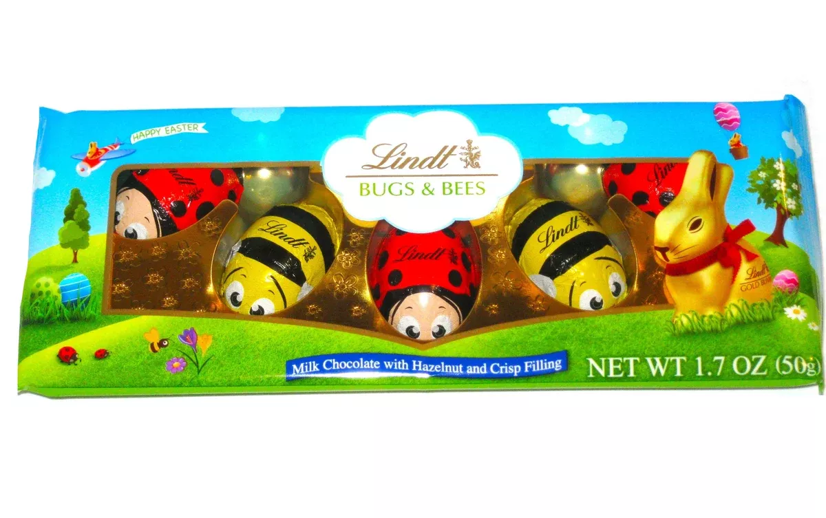 Easter Lindt Chocolate Bugs & Bees 5 Pack