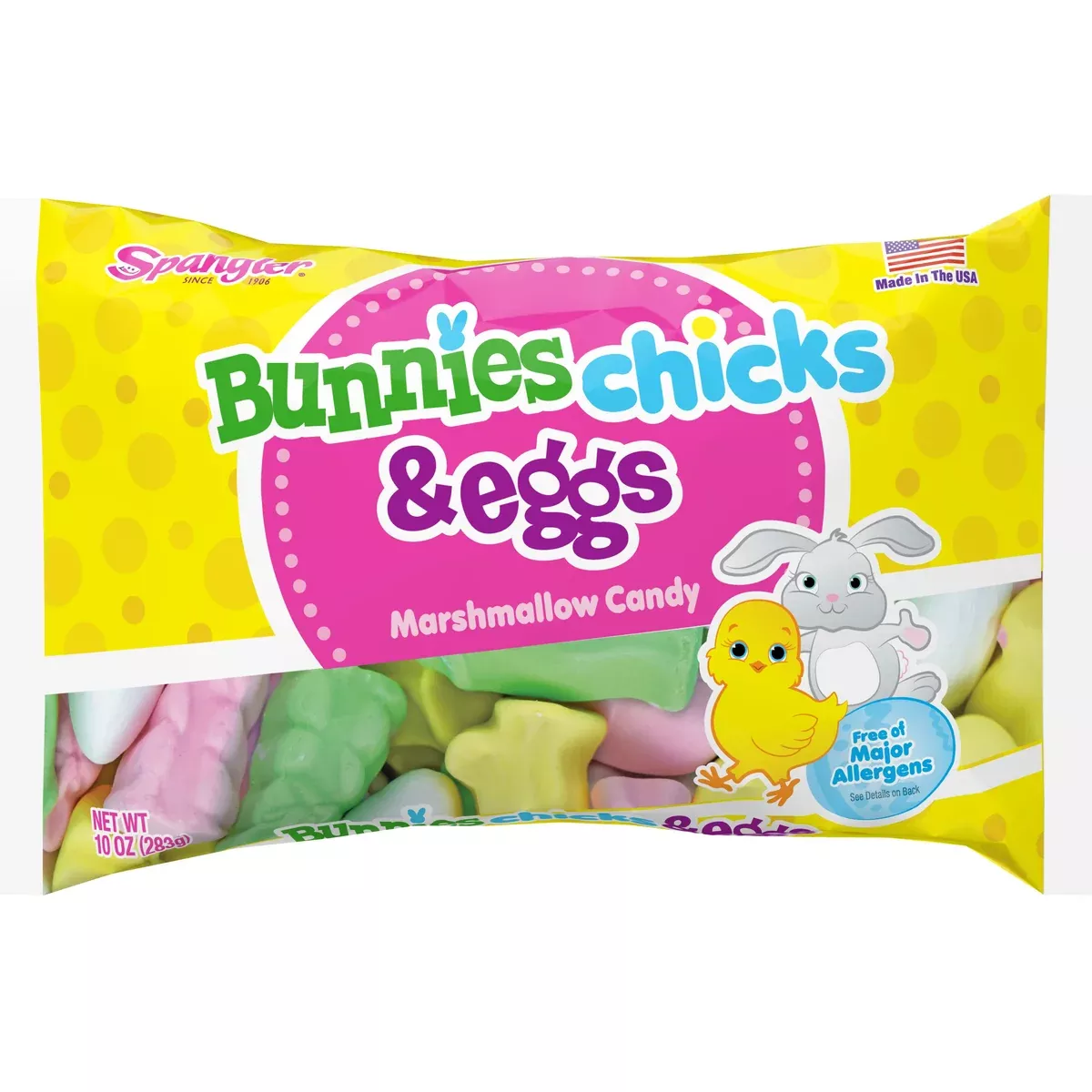 Easter Marshmallow Bunnies Chicks & Eggs 10oz Bag
