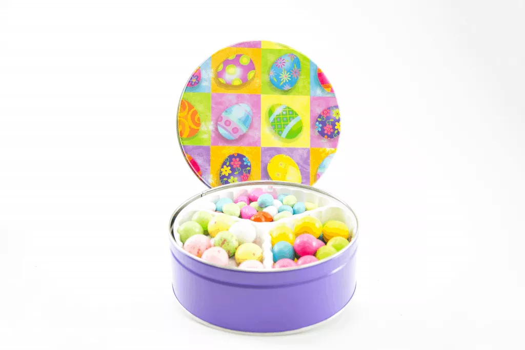 Easter Tin – Colored Eggs