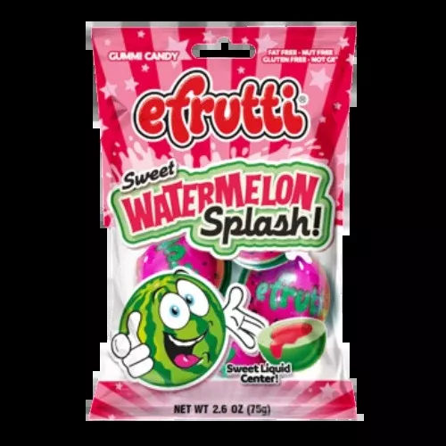 efrutti Sweet Watermelon Splash 2.6 oz. Bag