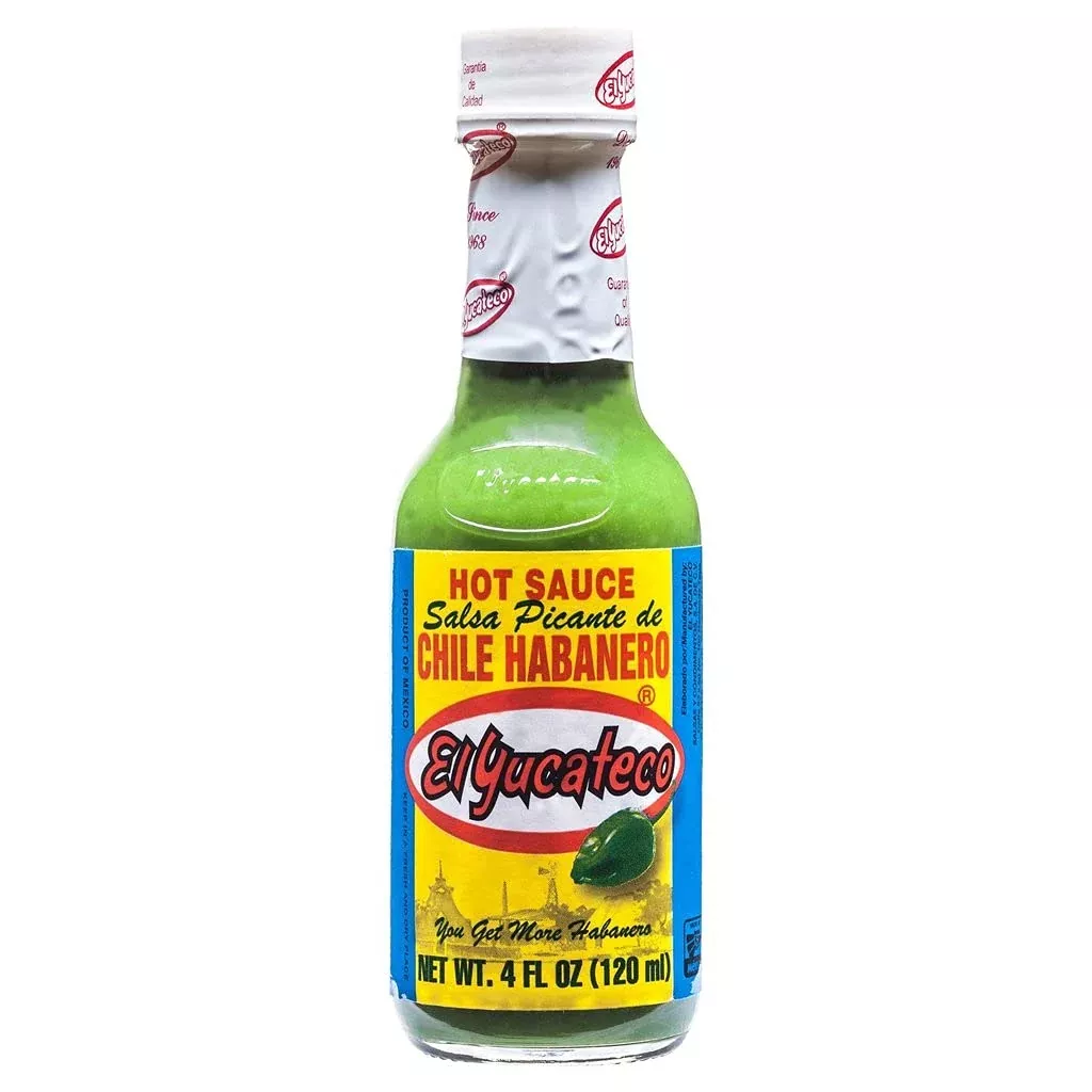 El Yucateco Green Chile Habanero Sauce, 4 Oz.