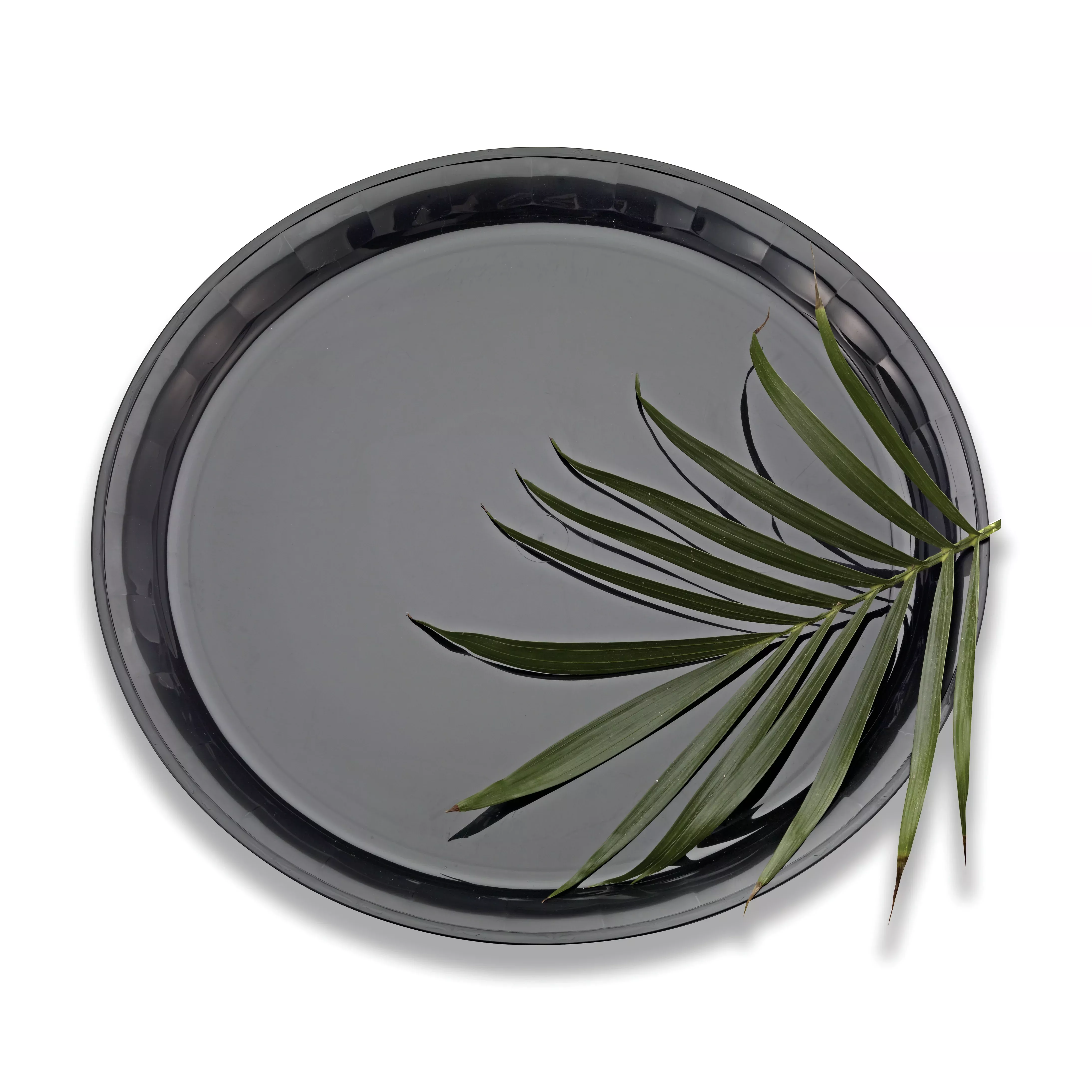 Emi Yoshi Inc. Conserve Tray Round Black Conserve 18 Inch 1 - 25 Each - 1 Per Case