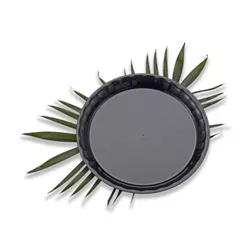 Emi Yoshi Inc. Tray 2 Inch Round Black 25 Each - 1 Per Case