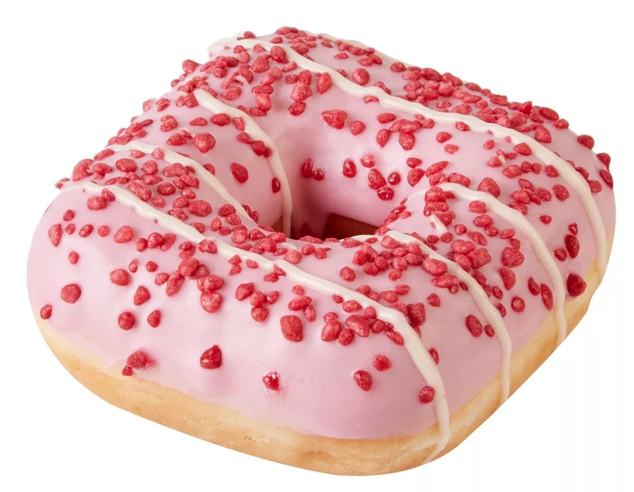 Europastry Dots Original Pink Square Dots 2.52 Ounce Size - 1296 Per Case