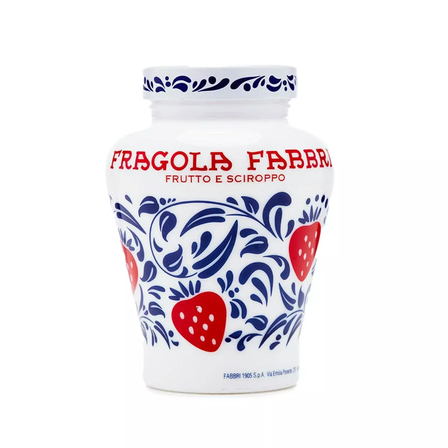 Fabbri Strawberries In Syrup, 21 Ounce