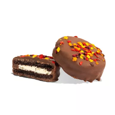 Fall Milk Chocolate Double Stuffed Cream Filled Cookie