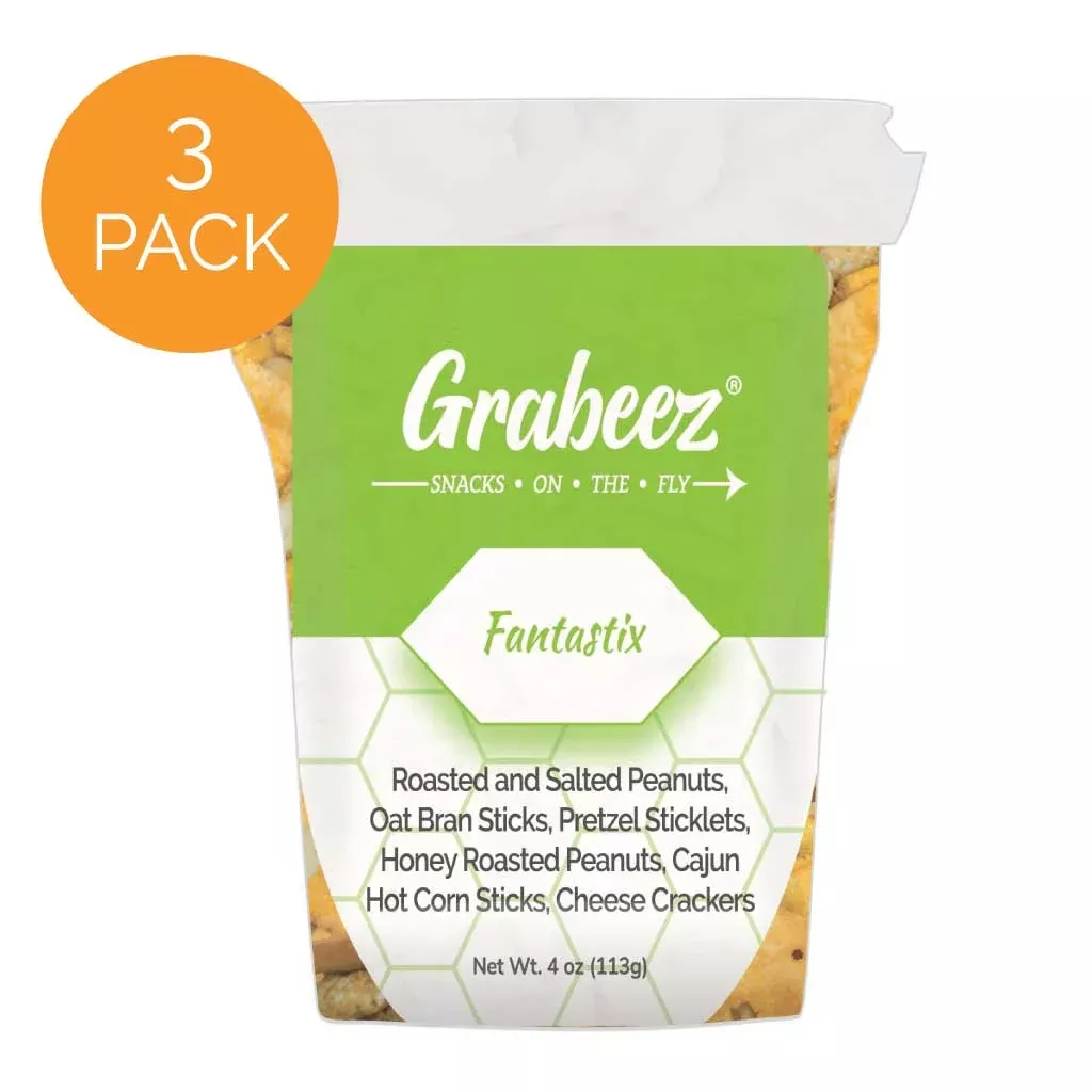 Fantastix™ – 3 pack, 4oz each Grabeez Snack Cups