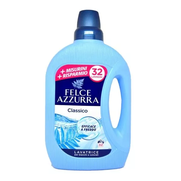 Felce Azzurra Detergent for Washing Machine Classico, 32 Loads, 1.6 Liter