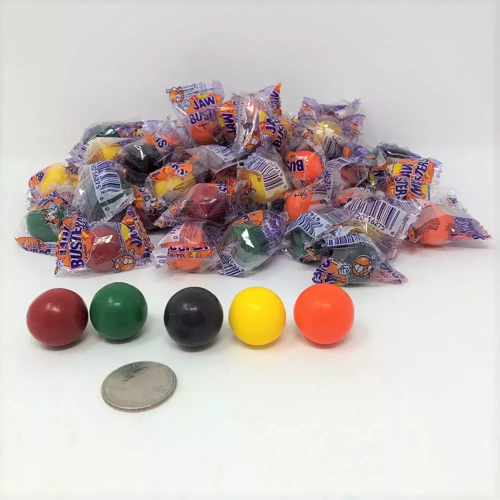 Ferrara Pan Candies – Forest Park, Illinois Jawbreakers Medium Size 3/4 Inch Diameter Assorted Wrapped Jaw Breaker 1 Pound Wrapped Candy