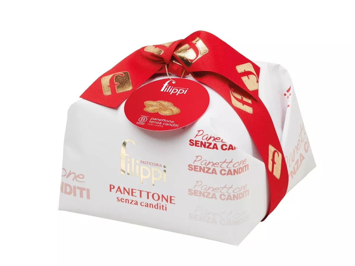 Filippi Panettone Without Candied Fruit, 35.27 oz | 1 kg