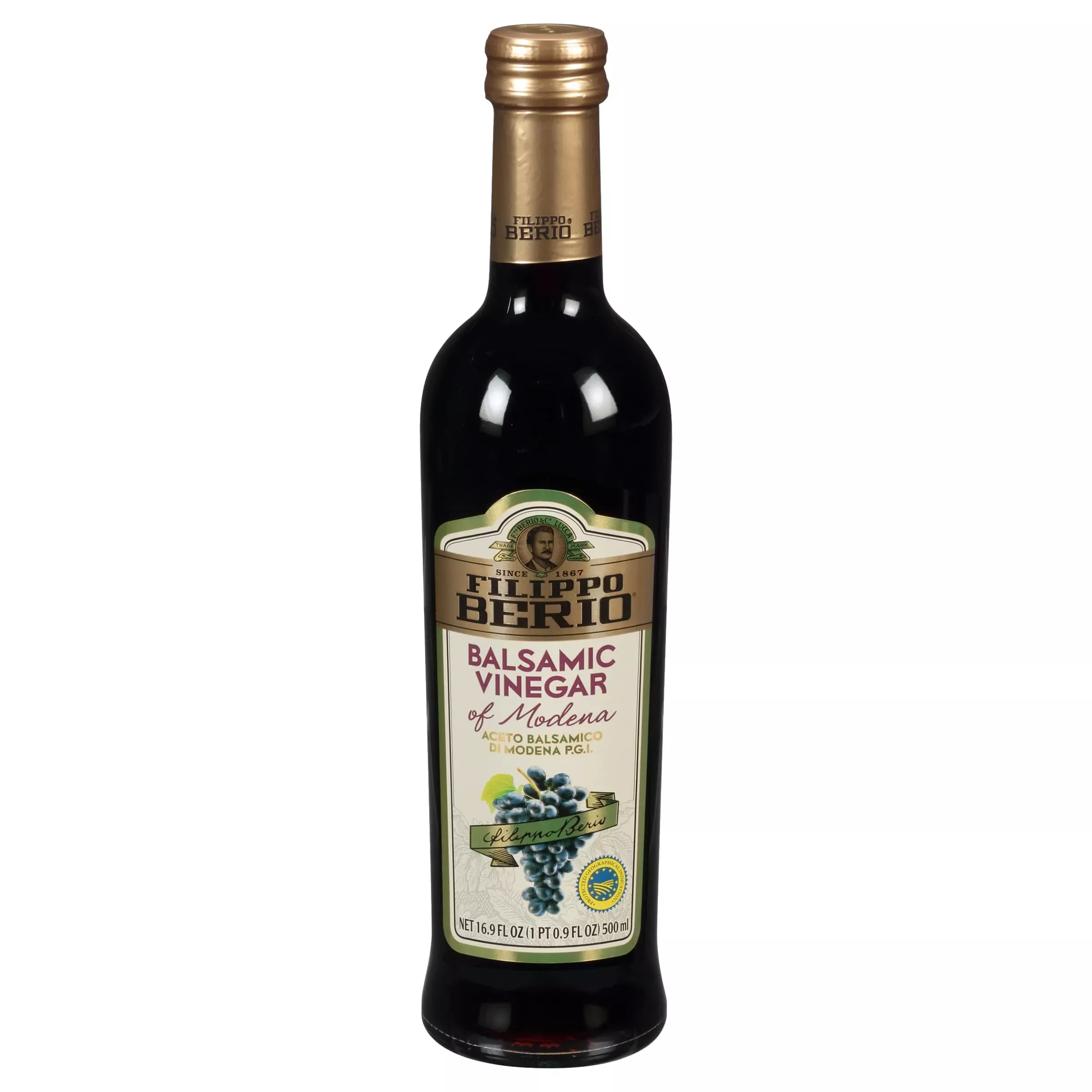 Filippo Berio Balsamic Vinegar Of Modena 16.9 Fl Oz Glass Bottle
