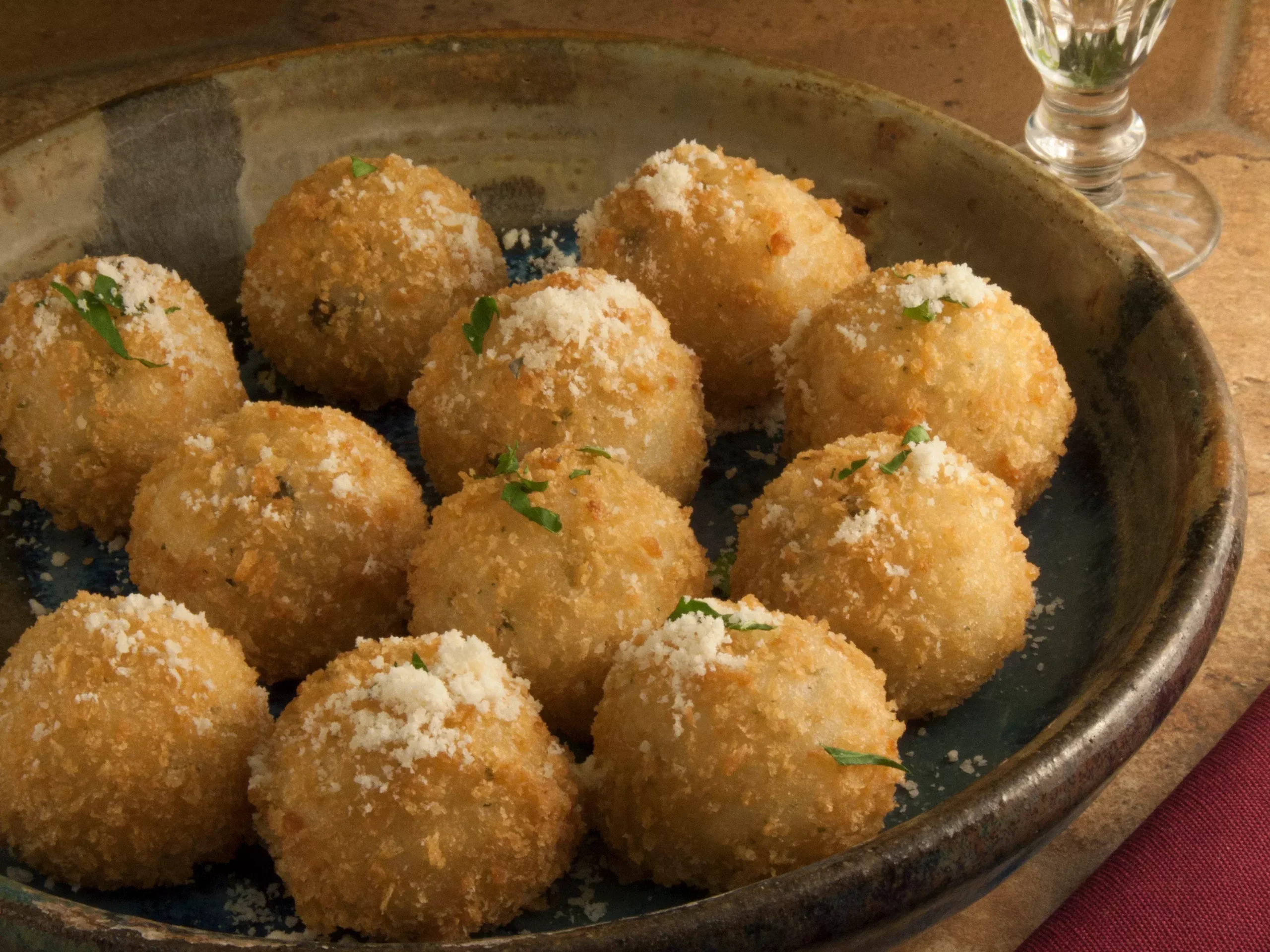 The Fillo Factory Mushroom Arancini 25 Count Packs - 4 Per Case