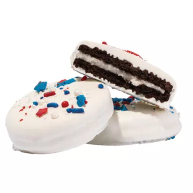 Firecracker Yogurt Covered Cream Filled Cookies