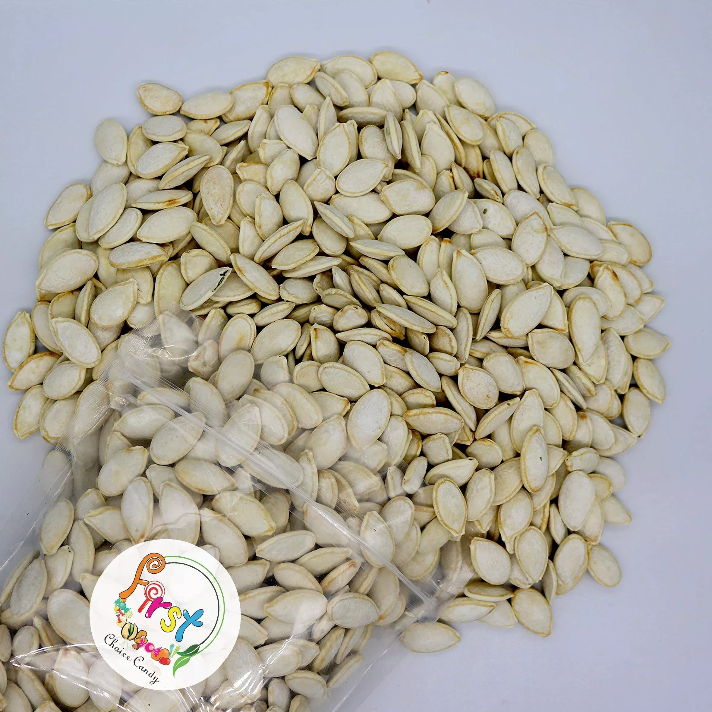 Firstchoicecandy Roasted & Salted Pumpkin Seeds In Shell Squash Seed 5 Lb